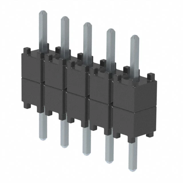 CONN HDR 5POS 0.1 STACK T/H TIN