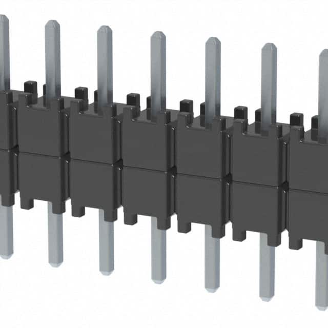 CONN HDR 12POS 0.1 STACK T/H TIN