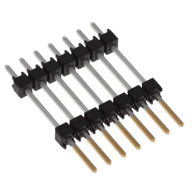 CONN HDR 7POS 0.1 STACK T/H GOLD