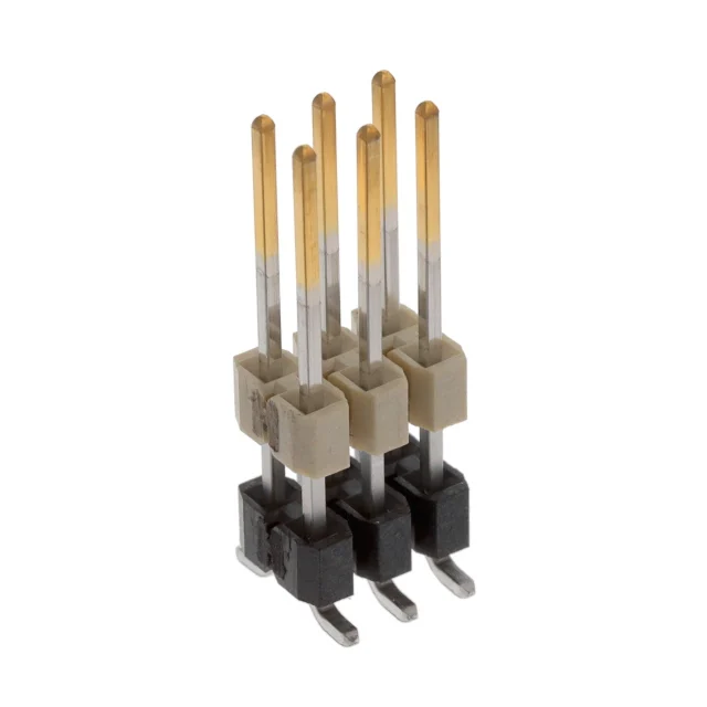 CONN HDR 6POS 0.1 STACK SMD GOLD