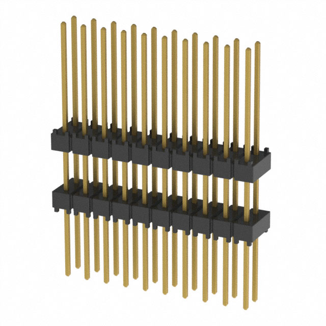 CONN HDR 20POS 0.1 STACK T/H