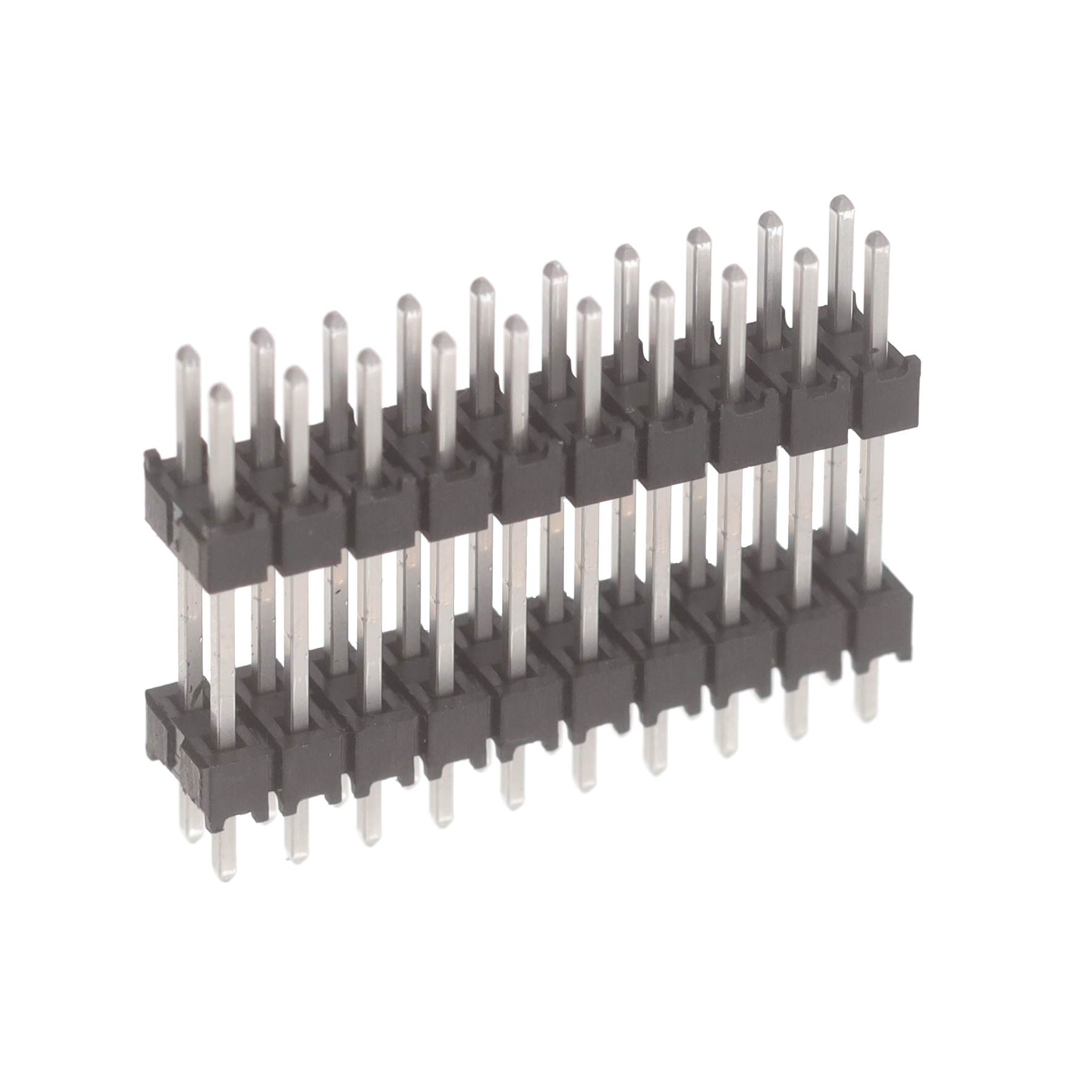 CONN HDR 20POS 0.1 STACK T/H TIN