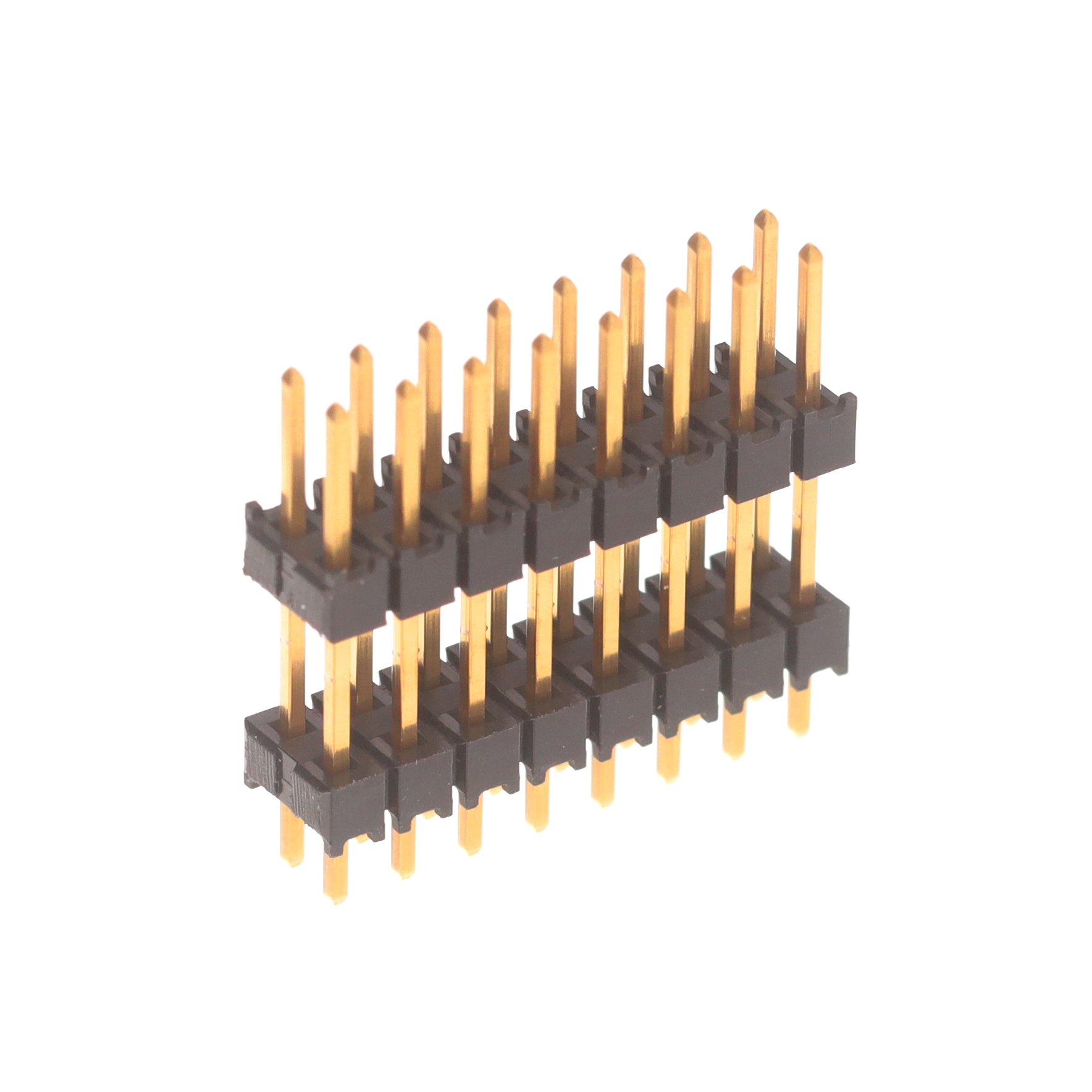 CONN HDR 16POS 0.1 STACK T/H