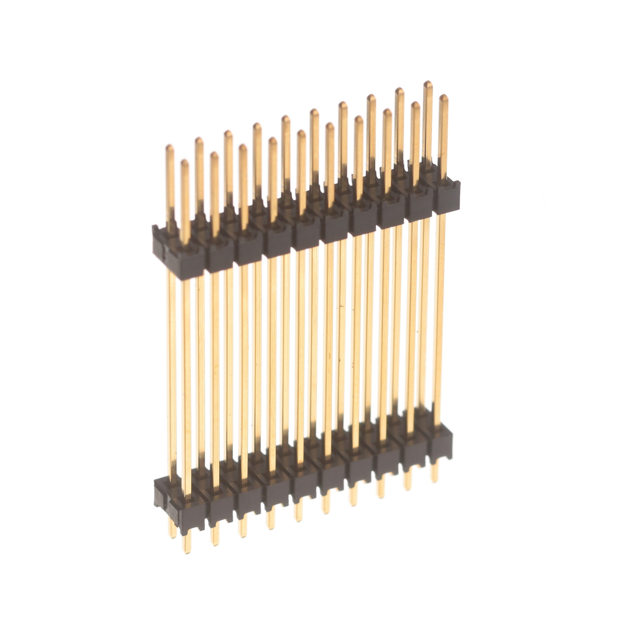 CONN HDR 20POS 0.1 STACK T/H