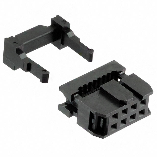 CONN RCPT 8POS IDC 28AWG GOLD