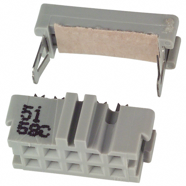 CONN RCPT 10P IDC 26-28AWG GOLD