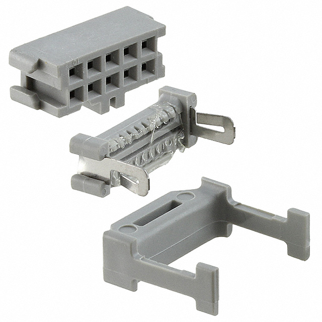 CONN RCPT 10P IDC 26-28AWG GOLD