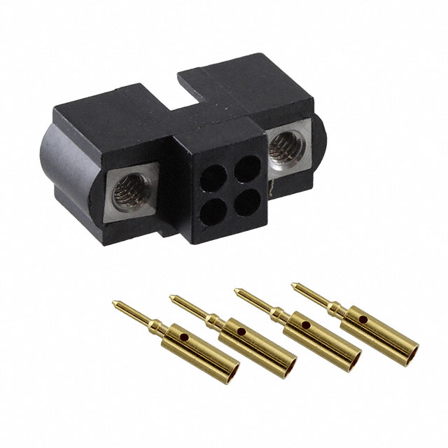 CONN HEADER 4POS CRIMP 24-28AWG