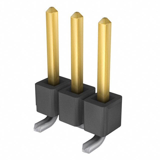 CONN HEADER SMD 3POS 2.54MM