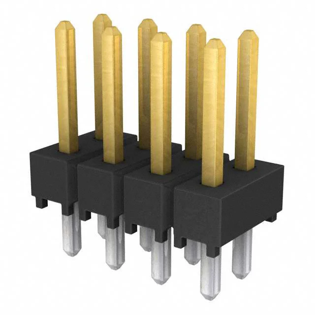 CONN HEADER VERT 8POS 2.54MM CONN HEADER VERT 8POS 2.54MM