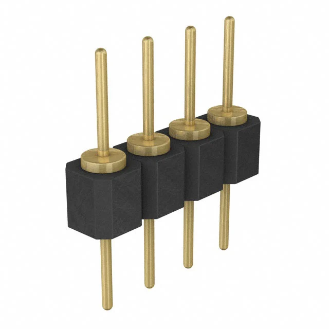 CONN HEADER VERT 4POS 2.54MM