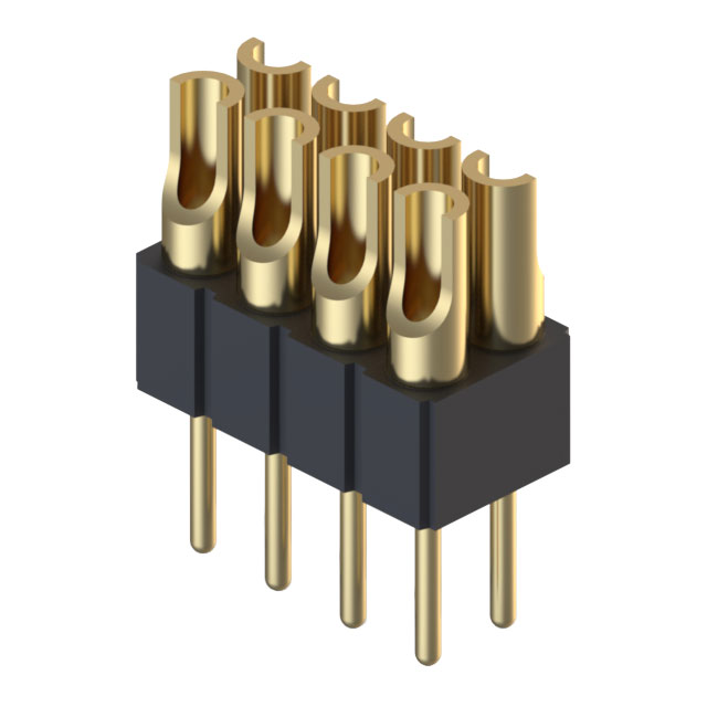 CONN HDR STRIP SOLDER 8POS GOLD CONN HDR STRIP SOLDER 8POS GOLD