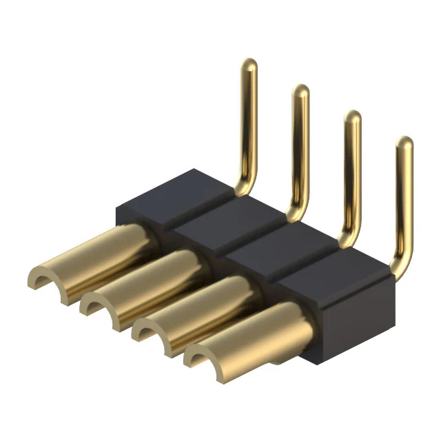 CONN HDR STRIP SOLDER 4POS GOLD CONN HDR STRIP SOLDER 4POS GOLD