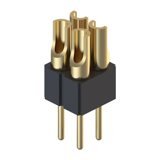 CONN HDR STRIP SOLDER 4POS GOLD CONN HDR STRIP SOLDER 4POS GOLD