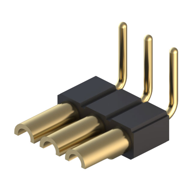 CONN HDR STRIP SOLDER 3POS GOLD CONN HDR STRIP SOLDER 3POS GOLD