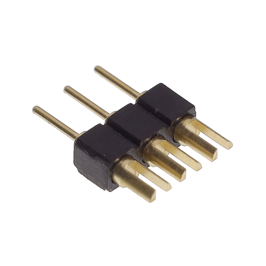 CONN HDR STRIP SLOT 3POS GOLD