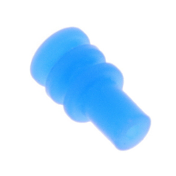SEAL PLUG SINGLE WIRE BLUE 20AWG