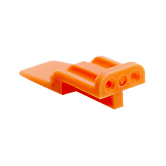 CONN PLUG WEDGE 2POS ORANGE CONN PLUG WEDGE 2POS ORANGE