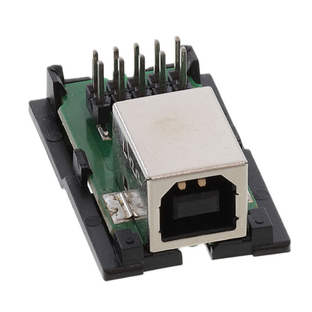 ADAPT USB-B RCPT TO HDR BLK/SIL