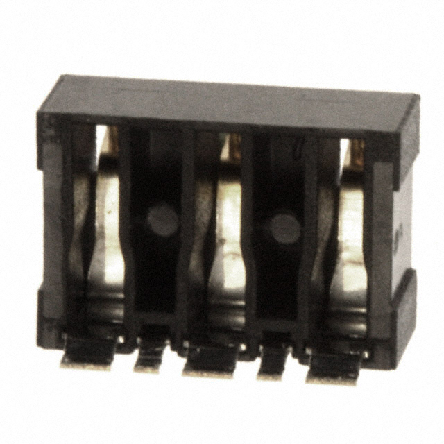 CONN SPRING BATTERY 3POS R/A SMD