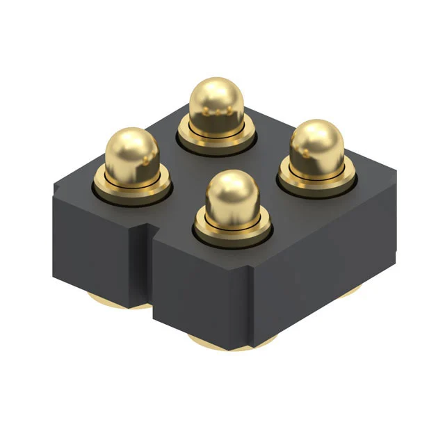 CONN SPRING PISTON 4POS SMD