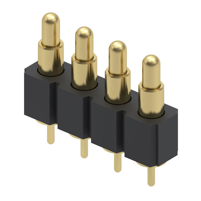 CONN SPRING PISTON 4POS PCB CONN SPRING PISTON 4POS PCB