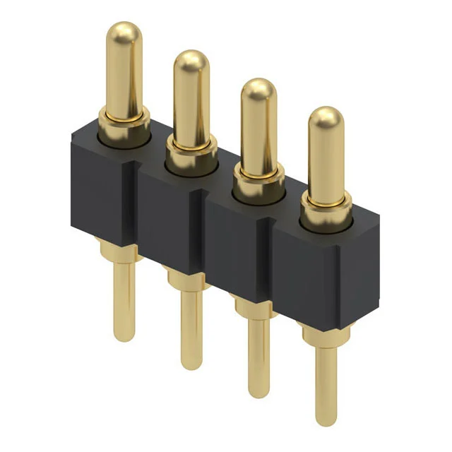CONN SPRING PISTON 4POS PCB