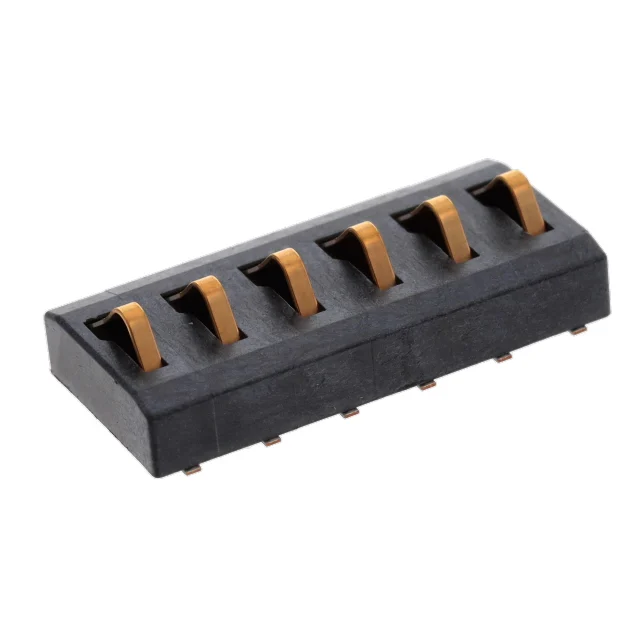 CONN SPRING BATTERY 6POS SMD CONN SPRING BATTERY 6POS SMD