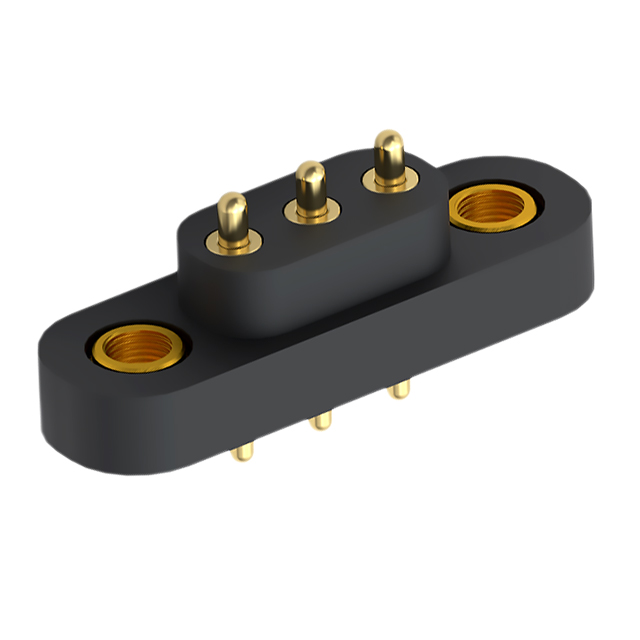 CONN SPRING PISTON 3POS PCB CONN SPRING PISTON 3POS PCB