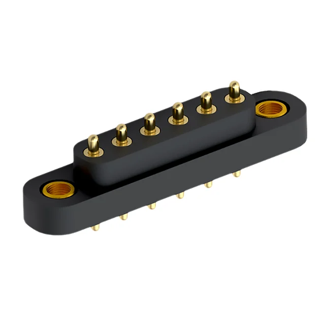 CONN SPRING PISTON 6POS PCB