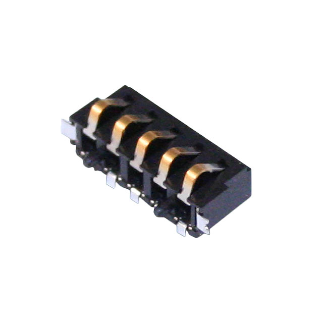 CONN SPRING BATTERY 5POS R/A SMD CONN SPRING BATTERY 5POS R/A SMD