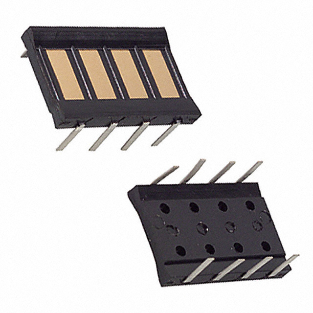 CONN SPRING MOD FEMALE 4POS PCB