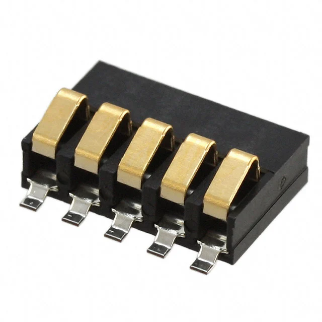 CONN SPRING BATTERY 5POS SMD CONN SPRING BATTERY 5POS SMD