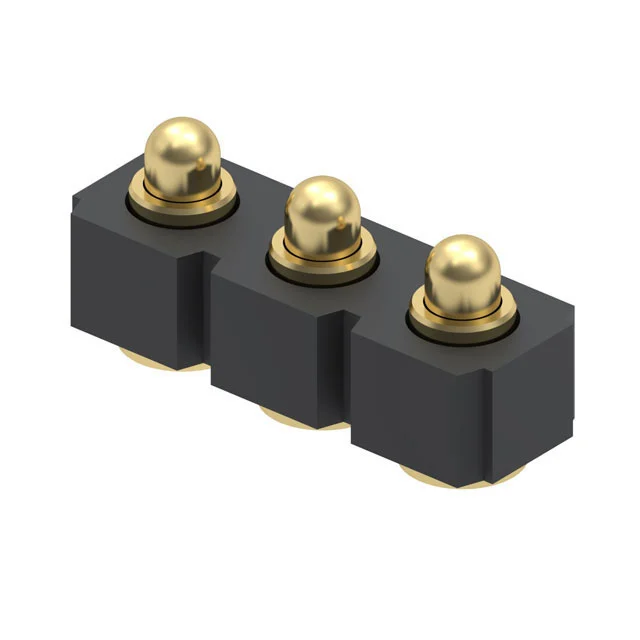 CONN SPRING PISTON 3POS SMD