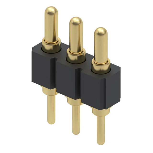 CONN SPRING PISTON 3POS PCB CONN SPRING PISTON 3POS PCB
