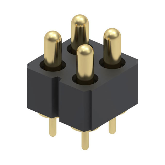 CONN SPRING PISTON 4POS PCB CONN SPRING PISTON 4POS PCB