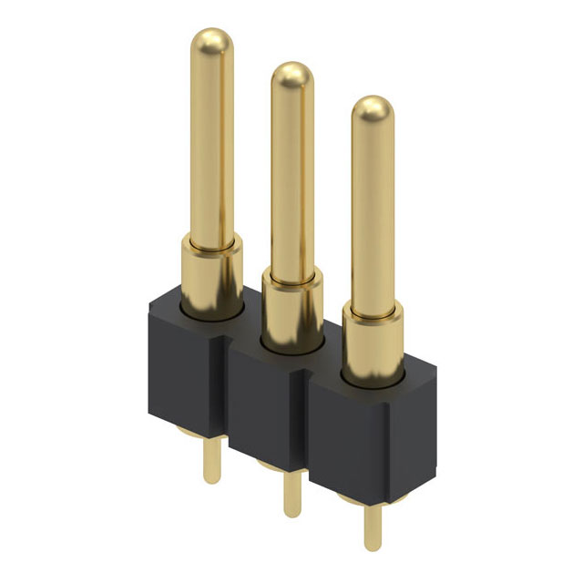 CONN SPRING PISTON 3POS PCB CONN SPRING PISTON 3POS PCB