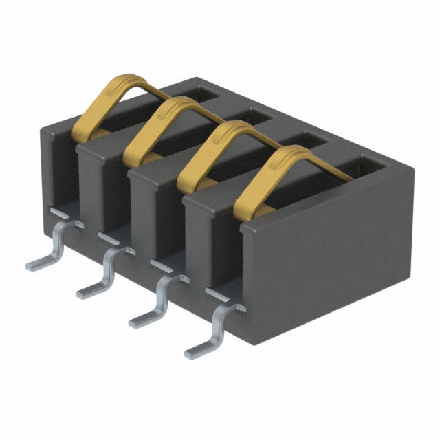 CONN SPRING MOD 4POS SMD