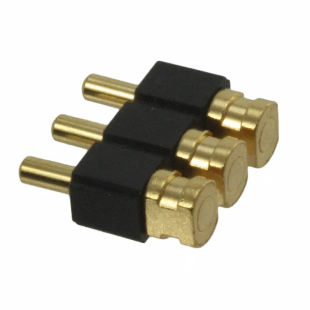 CONN SPRING PISTON 3POS R/A SMD CONN SPRING PISTON 3POS R/A SMD
