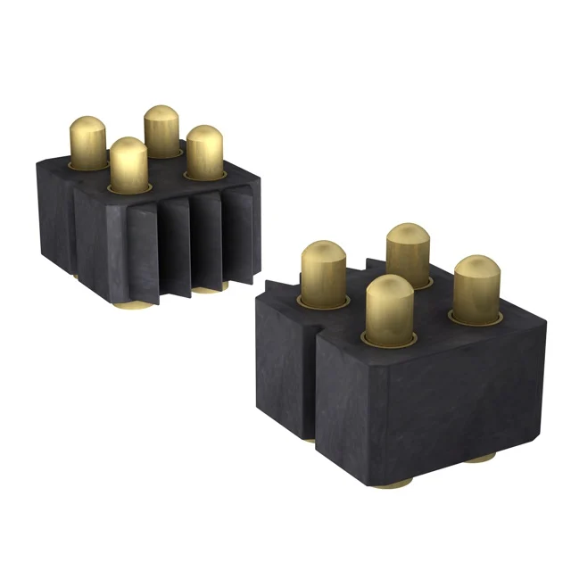 CONN SPRING PISTON 8POS SMD CONN SPRING PISTON 8POS SMD