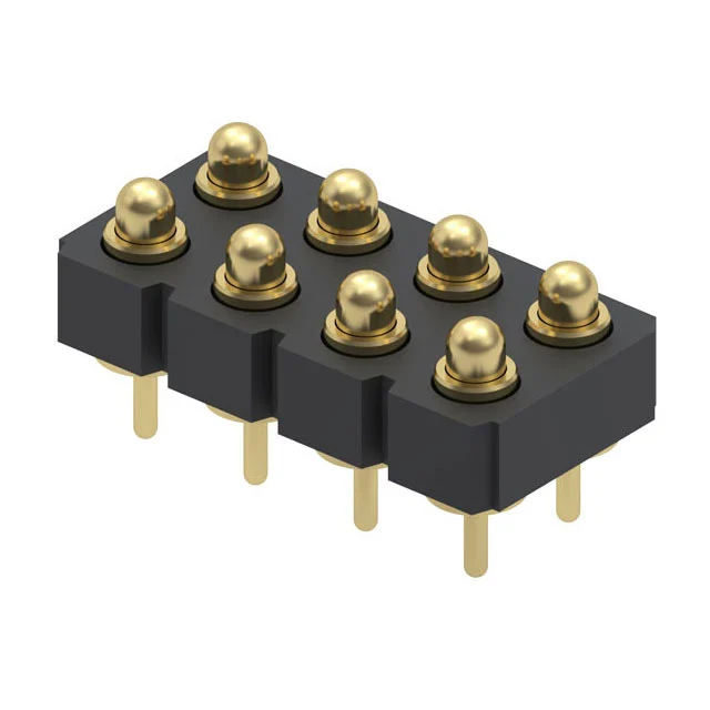 CONN SPRING PISTON 8POS PCB CONN SPRING PISTON 8POS PCB