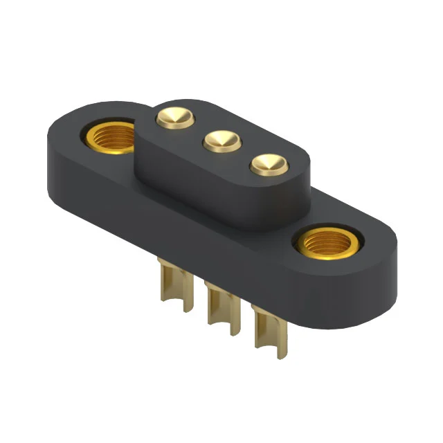 CONN SPRING TARGET 3POS SLD PCB