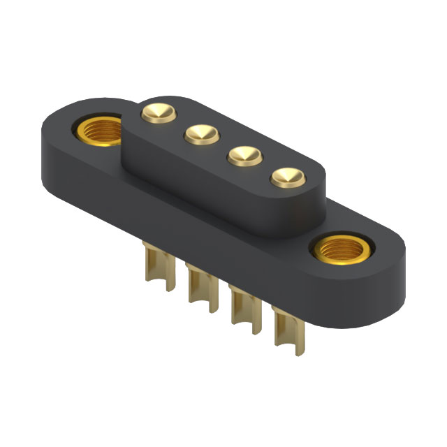 CONN SPRING TARGET 4POS SLD PCB