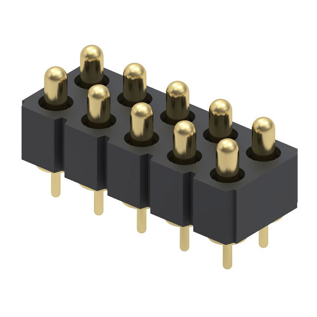 CONN SPRING PISTON 10POS PCB CONN SPRING PISTON 10POS PCB