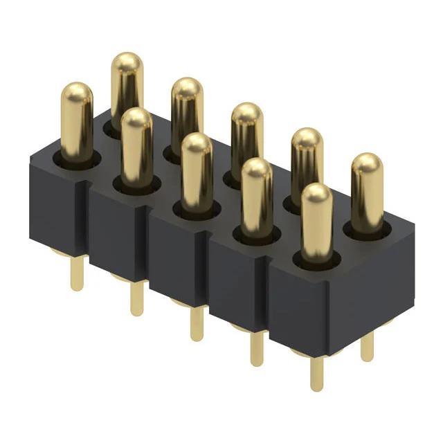 CONN SPRING PISTON 10POS PCB CONN SPRING PISTON 10POS PCB