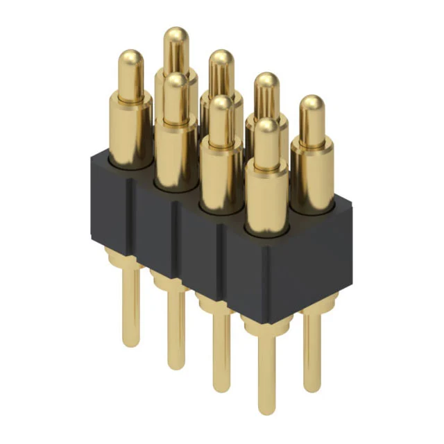CONN SPRING PISTON 8POS PCB CONN SPRING PISTON 8POS PCB