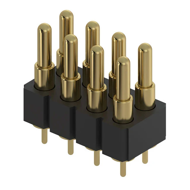 CONN SPRING PISTON 8POS PCB CONN SPRING PISTON 8POS PCB