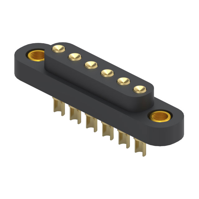 CONN SPRING TARGET 6POS SLD PCB CONN SPRING TARGET 6POS SLD PCB