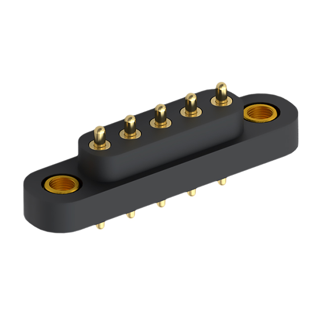 CONN SPRING PISTON 5POS PCB