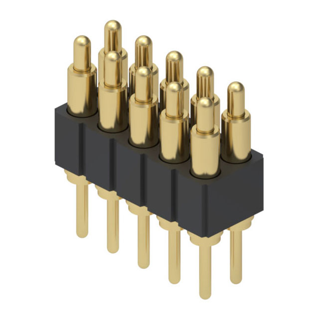 CONN SPRING PISTON 10POS PCB CONN SPRING PISTON 10POS PCB
